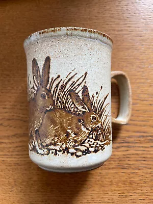 Buy Dunoon Ceramics Stoneware Mug, Made In Scotland - Rabbit Design • 15£