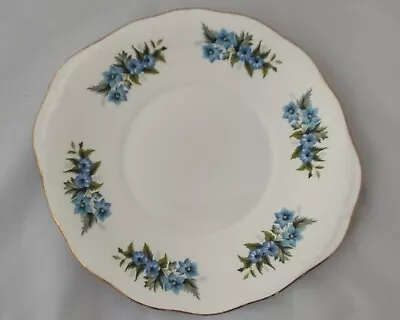 Buy Royal Kent Bone China Plate Blue Floral • 12.99£