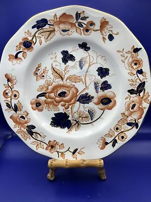 Buy Pair Imari Pattern Coalport? Porcelain Dinner Plate 1850s • 26.89£