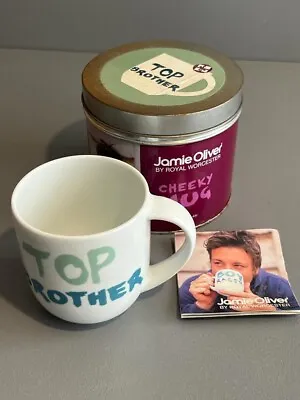 Buy Jamie Oliver Top Brother Cheeky Mug Royal Worcester 350ml Gift Brother 2005 • 16.99£