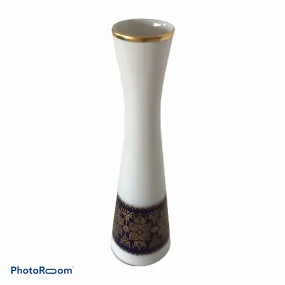 Buy Mid Century Vase Gold, Cream And Black Alka-Kunst ALBOTH & KAISER Bavaria • 26.85£