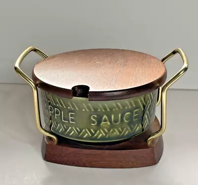 Buy Vintage Lord Nelson Pottery Apple Sauce Jar Wyncraft Base Mid Century • 6.50£