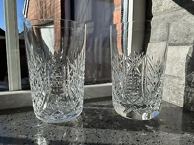 Buy Two Clare Waterford Crystal Hiball Glasses Whiskey  • 19.99£