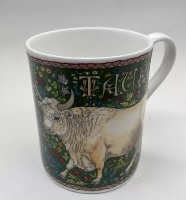 Buy Vintage 1991 - Royal Worcester - Zodiacs - Taurus The Bull - China Mug England • 14.99£