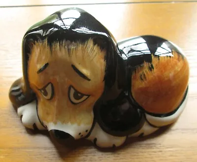 Buy Rare Lorna Bailey Porcelain Hand Painted Dog 'Dozy' Signed Immaculate Very Rare • 55£