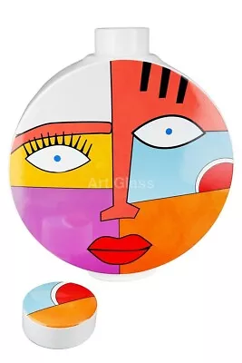 Buy HUGE 29.5cm Elegant Italian Ceramic Picasso Inspired Bitossi Style Face Vase • 75£