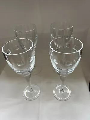 Buy 4 X Rare John Rocha Waterford Crystal Geo Pattern Wine Glasses  • 180£