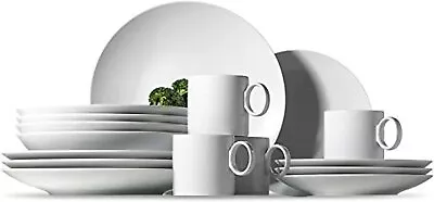 Buy Rosenthal Thomas Loft White Dinnerware Set – Modern Dishes Including Dinner... • 330.87£