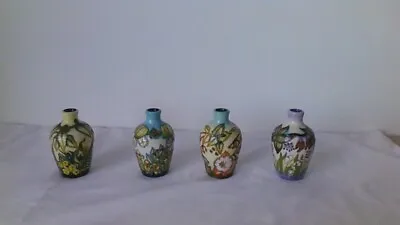 Buy Moorcroft 'seasons' Mini Vases, 54/3, Set Of 4 Vases, Designed By Debbie Hancock • 199£