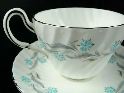 Buy Foley Bone China England Prelude By Maureen Tanner Tea Cup And Saucer • 36.68£