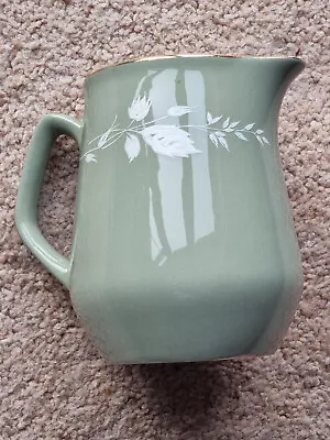 Buy WOOD & SONS * Milk Jug / Alpine Ware * 10.5cm Tall, Green And White * • 12.56£