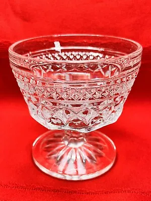 Buy Vintage Anchor Hocking Wexford Clear Glass Dessert Sherbet Bowl • 3.84£