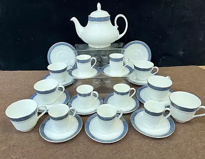 Buy Royal Doulton Sherbrooke - 1970’s English Fine Bone China Tea/ Coffee Set #1001 • 34.99£