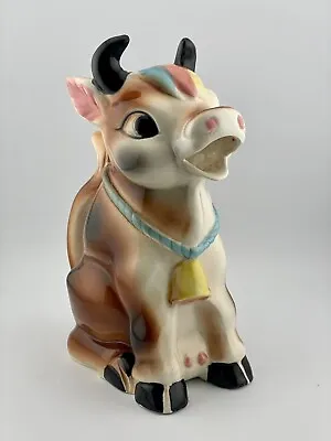 Buy Large Vintage Bull Male Cow Milk Pitcher Hand Painted Made In Japan • 36.81£