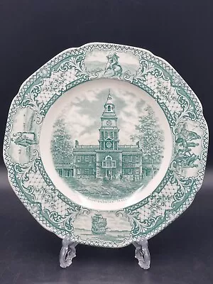 Buy Crown Ducal Colonial Times Independence Hall Collectors Plate • 19.90£