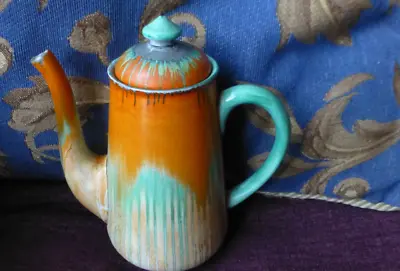 Buy A Stylish Shelley Art Deco  Harmony Drip Ware  Lidded Coffee Pot. C.1935. • 110£