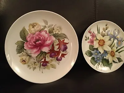Buy Collector Porcelain Botanical Plates West Germany Kaiser Flowers Lovely • 9.99£