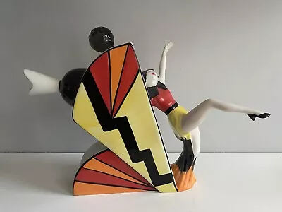 Buy Lorna Bailey Very Rare Deco Dancing Lady Tea Pot Limited Edition Number 3 • 225£