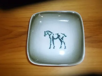 Buy Honiton Devon Pottery Green Glazed Horse Ashtray/pin Dish Vintage Rare • 25£
