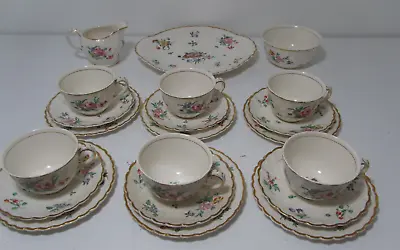 Buy Olde Bristol Porcelain By Clarice Cliff Newport Pottery 21 PC Tea Set • 50£