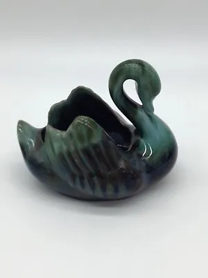 Buy Vintage Blue Mountain Pottery Swan Planter Made In Canada Drip Glaze 5  • 21.10£
