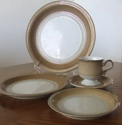 Buy Denby Seville Five-Piece Place Setting, Made In England 1975 VTG Stoneware EUC • 55.50£