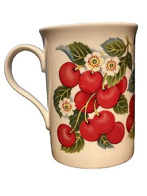 Buy Vintage 1990s Crown Trent Fine Bone China Limited Cherry Mug Made In England • 9.46£