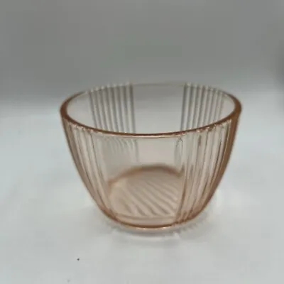 Buy Pink Depression Glass Bowl 3” Tall • 6.82£