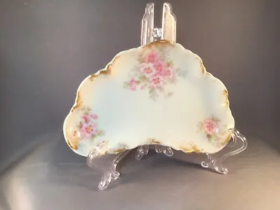 Buy Antique Haviland Gda Porcelain Bone Dish Pink Flowers Limoges France 1900-1941 • 14.96£