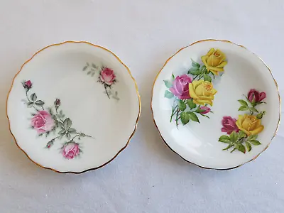 Buy ROYAL GRAFTON 2 X Fine Bone China Small Dishes / Saucers - Lovely Condition • 2.75£