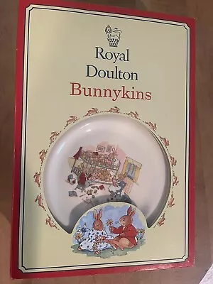 Buy NEW Royal Doulton Bunnykins Childrens Set Plate Bowl Mug 1994 Fine Bone China • 38.41£