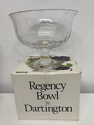 Buy 24% Lead Crystal Regency Bowl By Frank Thrower For Dartington Glass • 20£