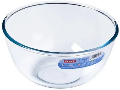 Buy Pyrex 2 Litre Round Glass Mixing Bowl Dish Ovenproof Baking Cooking Pudding • 10.95£