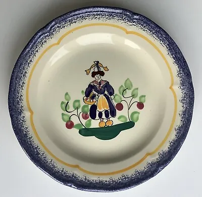 Buy Vintage French Faience Lisieux Pottery Plate - 20cm Dia - Excellent Condition • 4£