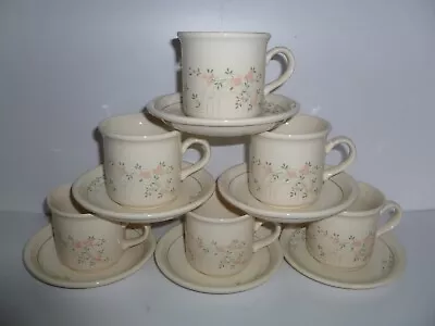Buy Biltons Rose Trellis 6 Cups & Saucers Staffordshire Tableware England Vintage • 19.95£