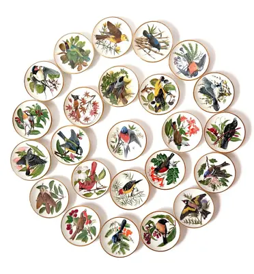 Buy VINTAGE FRANKLIN MINT 'SONGBIRDS OF THE WORLD' Plates SET Signature Edition 1981 • 50£