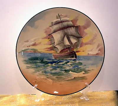 Buy Royal Doulton Wall Plaque Famous Ships The Victory Lord Nelson D5957 C1941 34cm • 141.98£