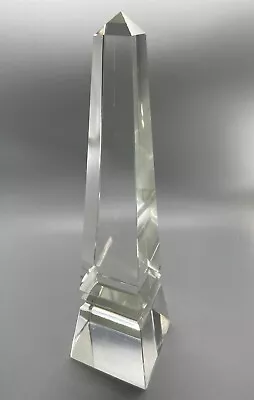 Buy BACCARAT France Art Glass Crystal OBELISK MONUMENT 10” • 213.13£