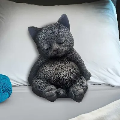 Buy Daydream Sleeping Black Cat Figurine Nemesis Now Gothic Witch Kitten Resin Gift • 9.99£