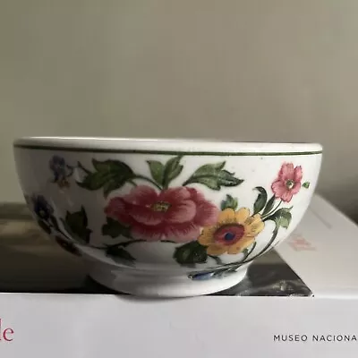 Buy Grindley Hercules Vitrified Mandalay Cereal Bowl Green Band Multicolour Flowers • 2.99£