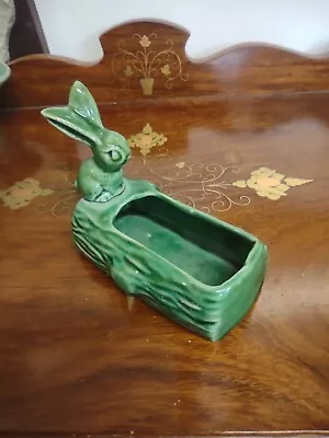 Buy Really Cute Scottish Ceramic Pottery Rabbit Planter Campsie 1950s • 24.99£