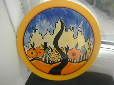 Buy CLARICE CLIFF  GARDEN BLUE   PLATE - By WEDGWOOD - MINT - LTD  EDITION • 20£