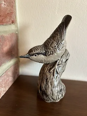 Buy Poole Pottery Stoneware Nuthatch On A Branch, 6.5 Inches High. • 14£