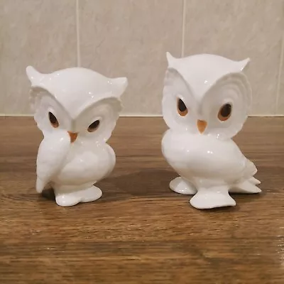 Buy 2 X Royal Osborne White Owls 1419 & 1420 • 12.25£