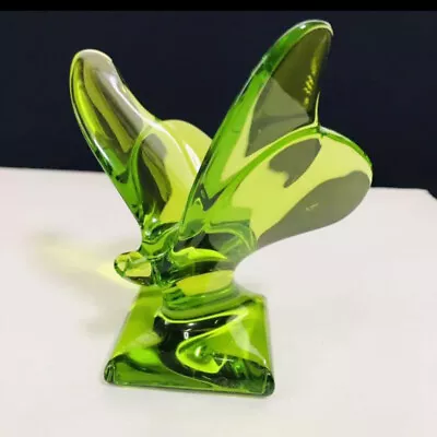 Buy Baccarat Lucky Butterfly Figurine Crystal Color Green From Japan • 145.67£
