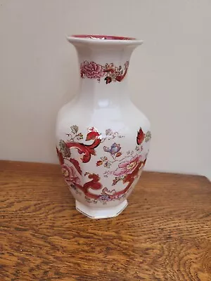 Buy Masons Ironstone Red Mandalay 8  Indian Vase • 10£