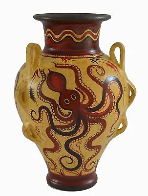 Buy Minoan Pottery Amphora Vase - Octopus Design - Ancient Crete • 132£