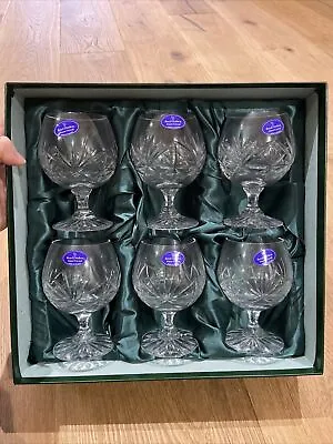 Buy BOXED ROYAL DOULTON, Finest Crystal Brandy Glasses • 34£
