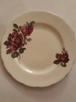 Buy Ridgway Potteries - Queen Anne Red Roses Tea Plate • 2.99£