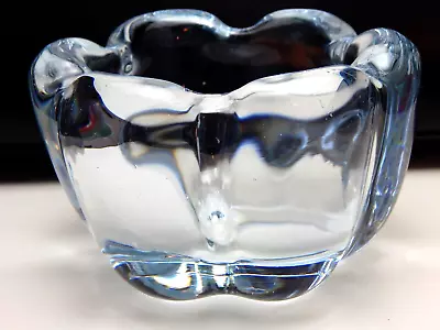 Buy Orrefors Signed Clear Glass Crystal Vase 1930s Vicke Lindstrand Sweden • 32.87£